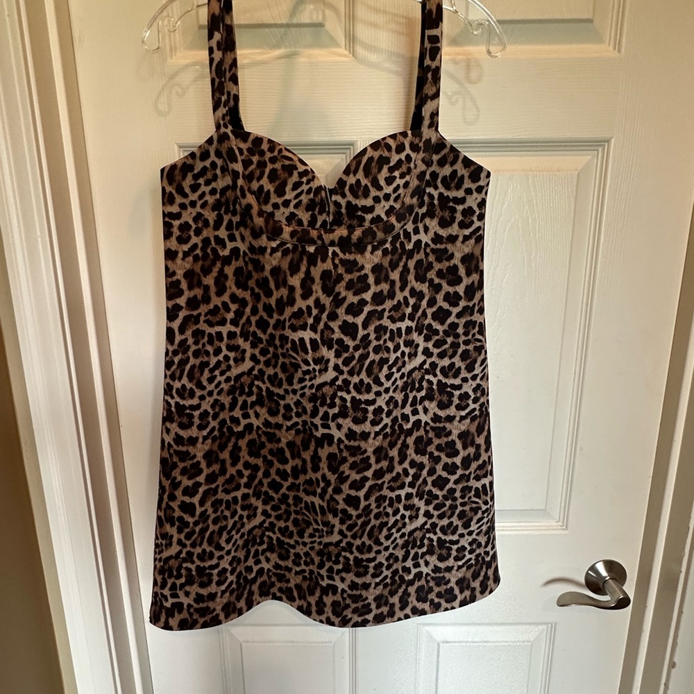 Dhruv Kapoor Leopard Print Dress NWT